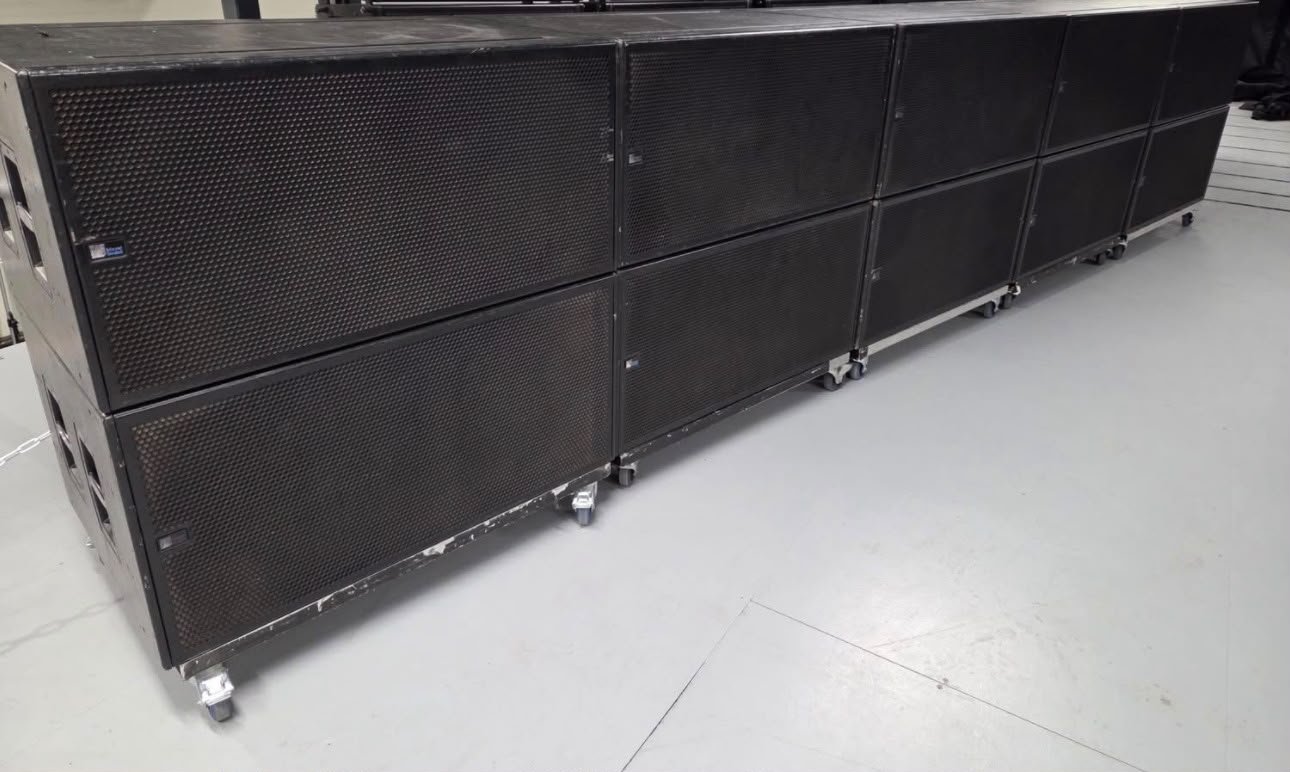 Meyer Sound 700-HP powered dual 18-inch subwoofer