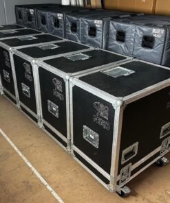NEXO GEO M Package with GEO M1210 and GEO M1220 loudspeakers, MSUB18 subwoofers and NXAMP4X4 MK2 amplifiers